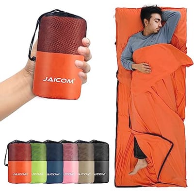 Ultralichte en Compacte Slaapzak 220 x 90 cm voor Kamperen en Reizen