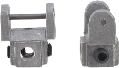 Zaagbladhouders Metaal - Zaagbladklem Figuurzaag - Houtbewerking Precisiewerk - Ergonomisch Design - 2cm - Zilver