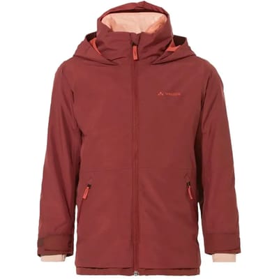 Vaude Casarea 3in1 Ii Afneembare Jas Rood 110-116 cm Meisjes