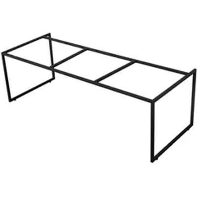 Aquazuro Metalen Frame Napoli - Zwart - Rvs - 120cm Breed