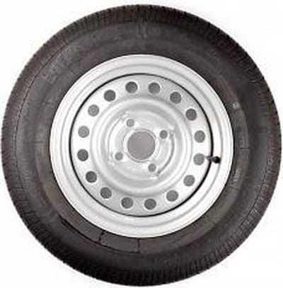 Compleet aanhanger wiel - 185/70R13 - steekmaat: 4x100 - draagvermogen: 600 kg - naafdiameter: 57 mm