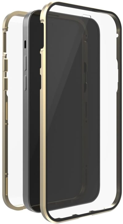 White Diamonds 360 Glas Cover Voor Apple IPhone 14 Goud