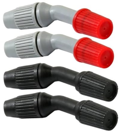 4 stuks tuinsproeier sproeikoppen - reserve accessoires voor standaard tuinsproeiers - voor irrigatie en gazononderhoud