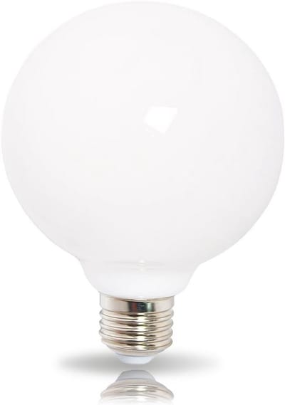 Dimbare LED Globelamp E27 8W Warm Wit Glas Onze Grote Lamp