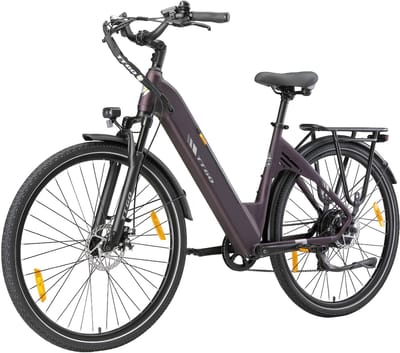TTGO C3SE E-bike - 25 km/u - 28inch - 80km actieradius - 250W motor - 36V18Ah accu - 52NM - paars