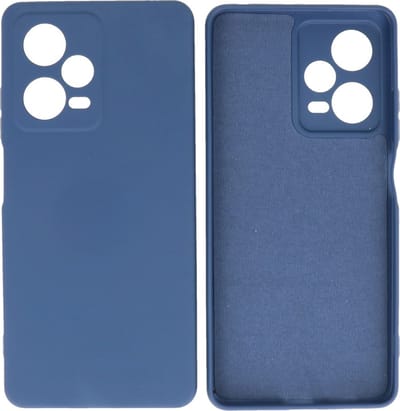 Xiaomi Redmi Note 12 Pro Plus 5G Hoesje - 2.0mm Dikke Fashion Telefoonhoesje Backcover - Siliconen Hoesje - Navy