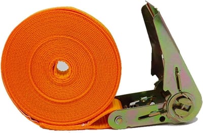 Sjorbanden Ratel - Bagageriem Robuust - Transport Beveiligen - Metalen Gesp - 9 Meter - Zwart