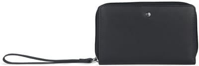 bugatti portemonnee Black Magic Ladies Zip Wallet Black zwart