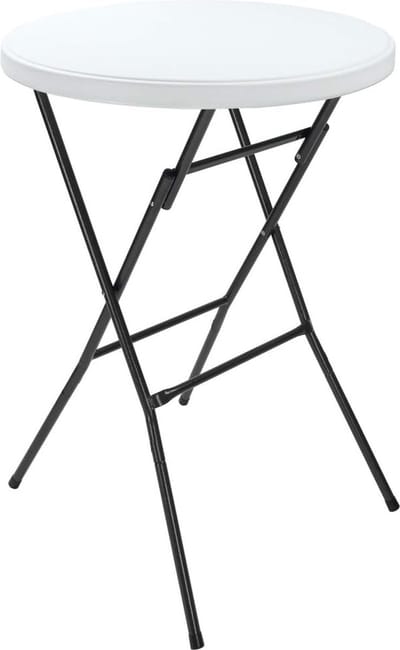 Ronde Vouwbare Tuintafel 110 cm - Weerbestendig en Inklapbaar voor Feesten