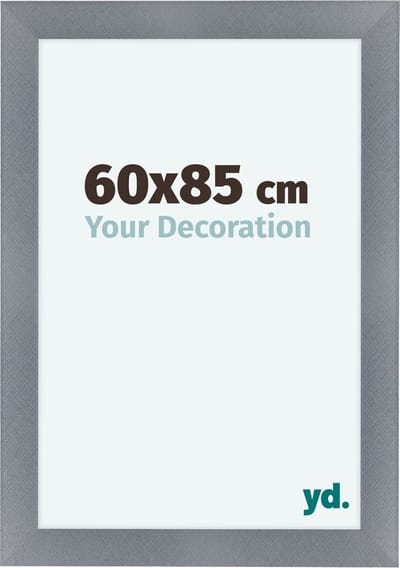 Your Decoration - Fotolijst 60x85 cm - MDF - Aluminium Geborsteld - Como