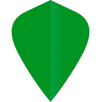 DLDarts - Kite Flights - 75 micron - 1 Set - Groen