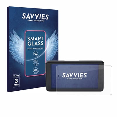 3 Stuks Savvies Screenprotector - geschikt voor BMW ConnectedRide Navigator - beschermfolie glas transparant