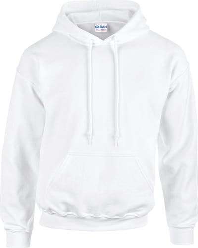 Gildan Heavy Blend™ Adult Hooded Sweatshirt GI18500 - White - XXL