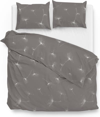 Zo! Home Wertz Dekbedovertrek - Lits-jumeaux - 240x200/220 cm - Dark Taupe