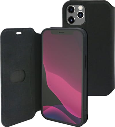 Azuri Apple iPhone 12/12 Pro hoesje - Walletcase - Zwart