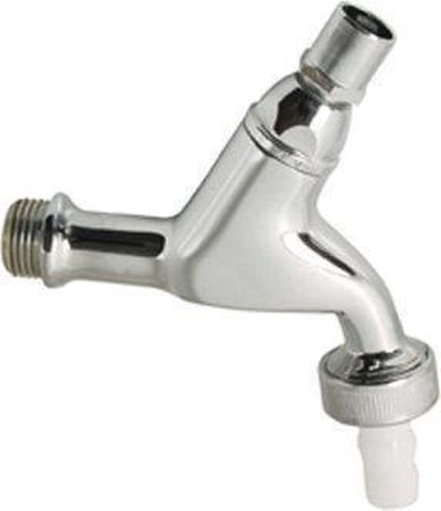slangkraan met sleutel 1/2 chroom