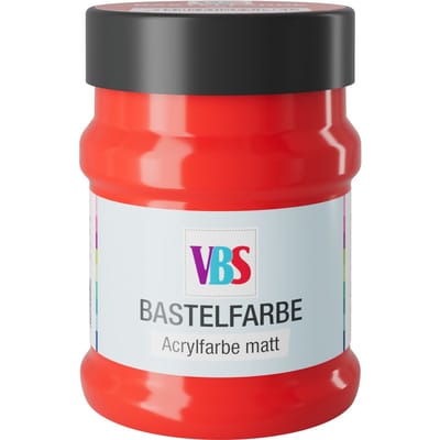 VBS Knutselverf, 230 ml - Rood