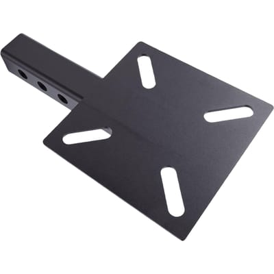 Vrachtwagen Aanhanger Trekhaak Klemplaat Universele Trekhaak Klemhouder Werkbankmontage voor 2-inch Ontvangerbuis Klemketting Klemwinch Klem black