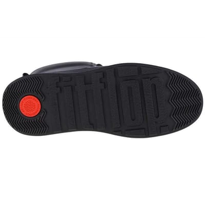 Fit Flop Dames/Dames F-Mode Leren Enkellaarsjes (Zwart)