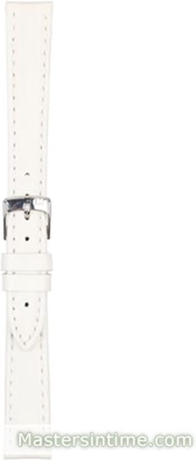 Morellato PMX017BOLLE IG Horlogebandje - Leer - Wit - 14 mm