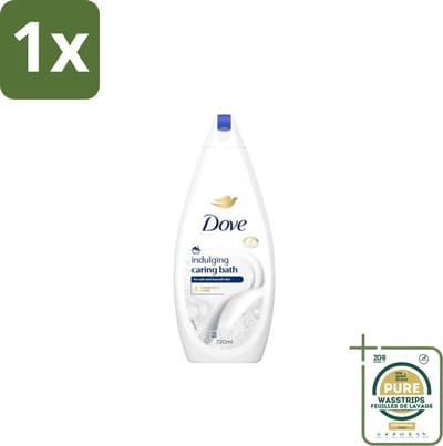 1 x Dove – Badcrème – Indulging Cream – 720 ml- Badcrème - Badcrème 720 Ml - Badcrème Voor Huid - Badcrème Voor Zintuigen - Zachte Reiniging