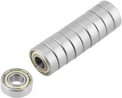 Allecto - 696zz lagers - Kogellagers 6x15x5mm - Duurzaam en roestvrij staal - Set van 10 - Voor diverse toepassingen - Hoogwaardige kwaliteit