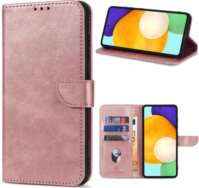 Solidenz hoesje - Geschikt voor Samsung Galaxy S20 FE - Bookcase - Roségoud