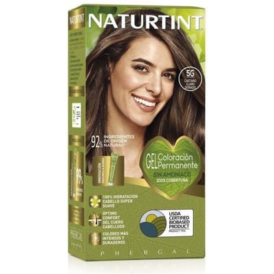 Haarkleur - NATURTINT - 5G Licht Goudbruin - Zonder ammoniak - Crème - Alle haartypes