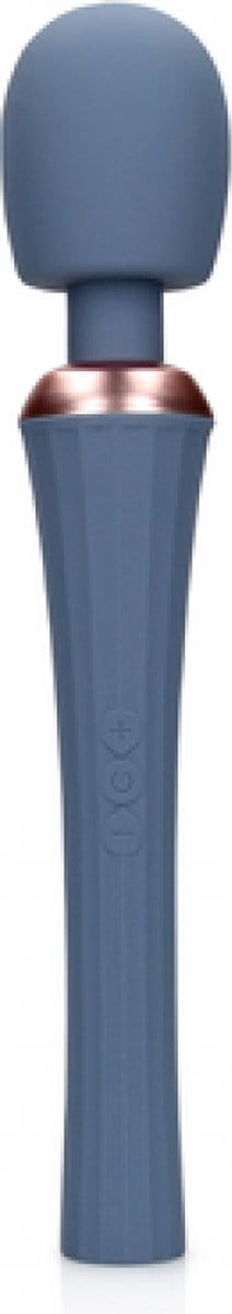 Lusty Toys ® Wand Vibrator Silliconen Met Handvat - Blauw