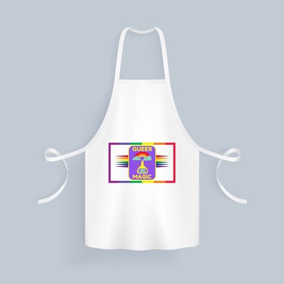 Akyol - lgbtq cadeau - Keukenschort - Lgbt - queer - lgbtq cadeau - met opdruk - lgbt - pride month - lgbtq vlag - gay pride - met tekst - opdruk - leuke pride spullen - verjaardag - cadeau - gift - 82 bij 71 cm