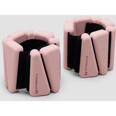Myprotein Siliconen Enkel-/Polsgewichten In Tas (1lbs) - Blush