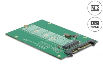 Delock Converter U.2 SFF-8639 > M.2 NVMe Key M