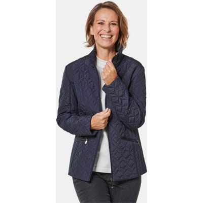 Licht gewatteerd jack - blauw / marine - Gr. 38 van Goldner Fashion