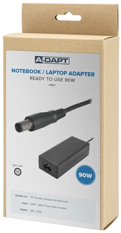 LAPTOPVOEDING Ori.plug HP