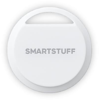 2X Mini GPS Tracker SmartStuff| Locatie Volgen via Find My iOS | Alleen Geschikt Voor IOS Apparaten | Gecertificeerd | Tracker Voor fiets, auto, scooter, hond en koffer | Inclusief Batterij