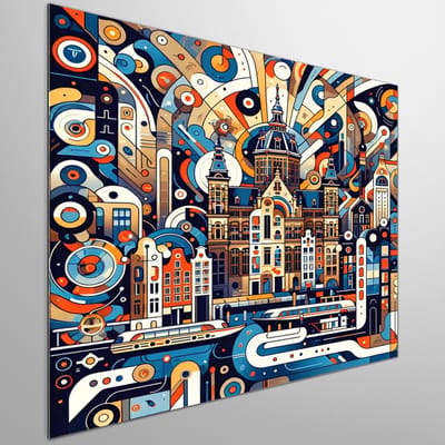 Kunstprint | Wanddecoratie | Dibond | 100 × 100 cm