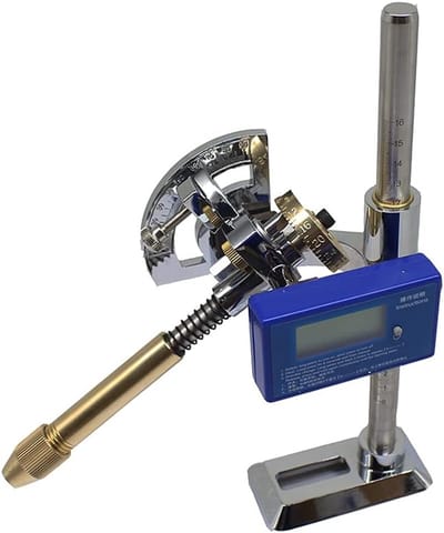 Digitale Hoek Manipulator - Facet Tool - Edelsteen Bewerking - 32 Index Tandwielen - 1.65 Kilogram - Zilver