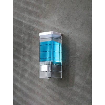 Moderne Minimalistische Stijl Wandmontage Zeepdispenser, Geen Boren Nodig Voor Hotel & Huis Badkamer & Keuken Huis Stripe One Piece Single Head schoon