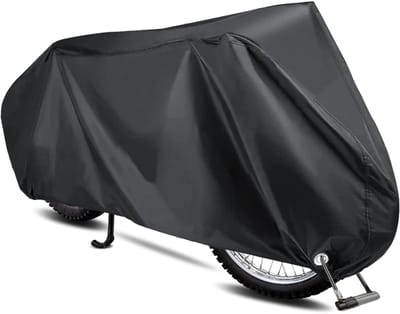 Motorhoes Waterdicht Buiten Winterbestendig & UV-Bestendig – Scootmobielhoes Scooterhoes Duurzame All-Weather Bescherming – 200x70x110 Cm Anti Diefstal Ontwerp & Roestvrij Materiaal | Incl. Bevestigingsbanden