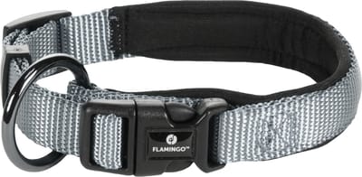 Flamingo Abbi - Halsband Honden - Halsband Abbi Grijs Xxs 30-35cm 15mm - 1st - 133306 - 1st