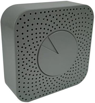 Gasdetector Luchtkwaliteit - Luchtkwaliteitsmonitor Sensor - Gezond Binnenklimaat - 5-in-1 Meting - 100x100x35 mm - Grijs