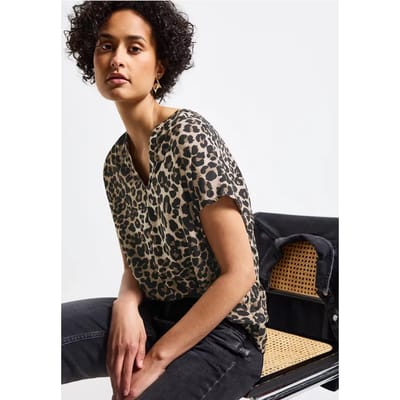 Street One - A345729 - LTD QR Shirtblouse w splitneck