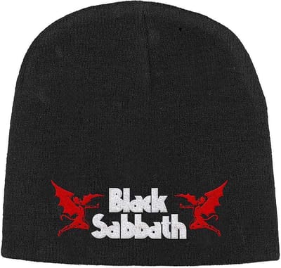 Black Sabbath - Logo & Devils Beanie Muts - Zwart