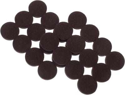 Meubel Pads - Stoelpoot Kussens - Vloer Beschermen - Geluidsdempend - 25x25mm - Bruin