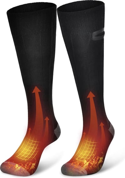 Verwarmde Sokken - Elektrische Sokken - Thermo Sokken - Oplaadbare Accu - Unisex - 3 Warmtestanden - 4000mAh Batterij - Wintersport - Wandelen - Skiën