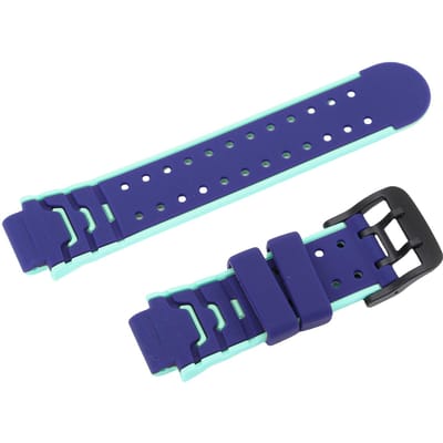 Bracelet Montre Connectée Enfant 15mm Étanche Silicone Souple de Rechange pour Course Randonnée Sports Bleu Vert blue