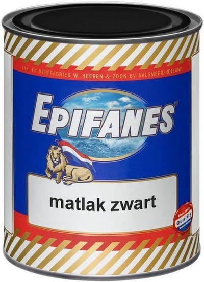 Epifanes Matlak zwart 750ml
