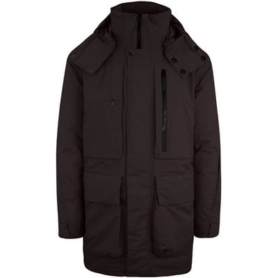 Jack Wolfskin Tech Lab heren donkerbruin parka jack