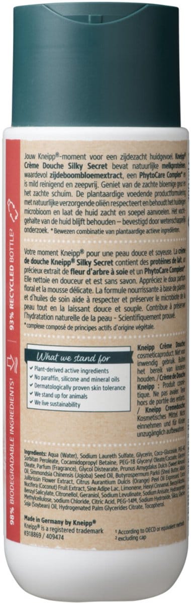 Kneipp Douchecreme Silky Secret - 3 x 200 ml - Voordeelverpakking