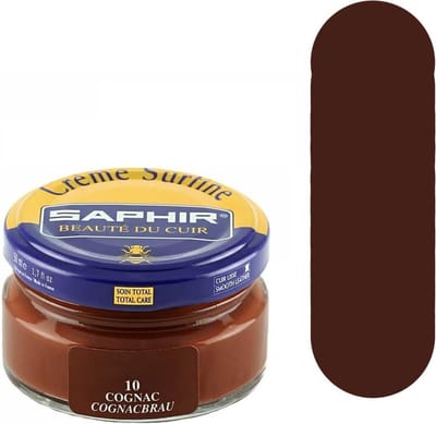Saphir Creme Surfine (schoenpoets) Cognac